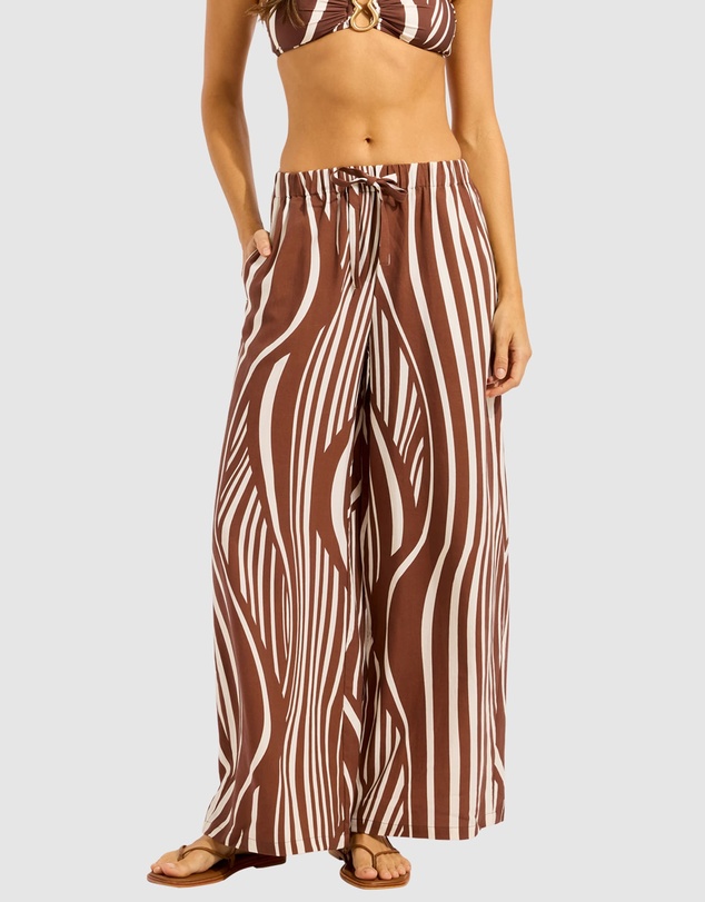 Seafolly - Coastline Drawcord Wide Leg Pant