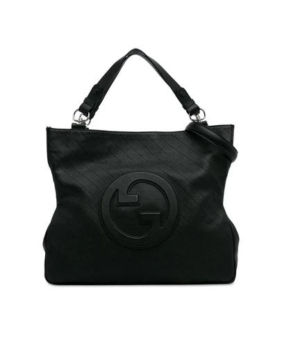 Pre-Loved by Azura Reborn - Pre-Loved gucci Leather Tote Bag with Top Handles