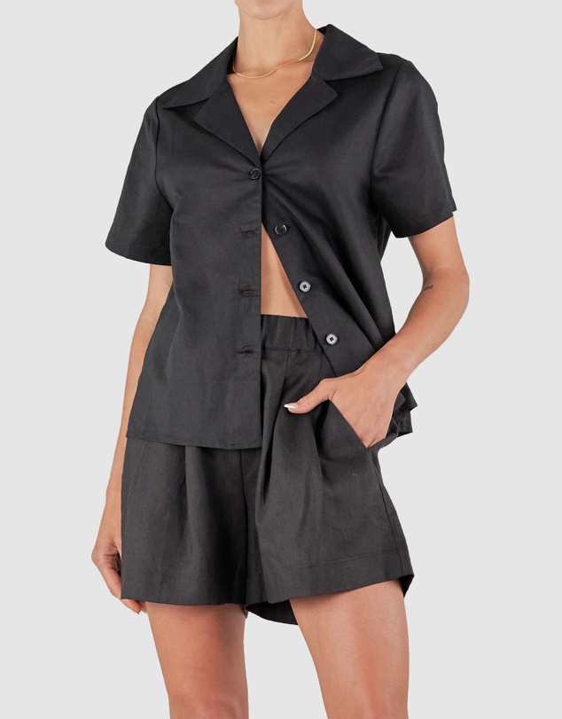 Amelius - Cancun Linen Bowling Shirt