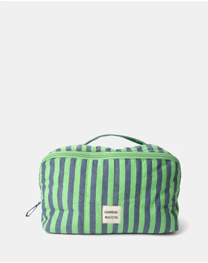 Damson Madder - Quilted Make Up Bag
