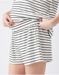 Ripe Maternity - Jada Stripe Short