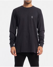 Counter Culture - Cypher Embroidery Long Sleeve Tee