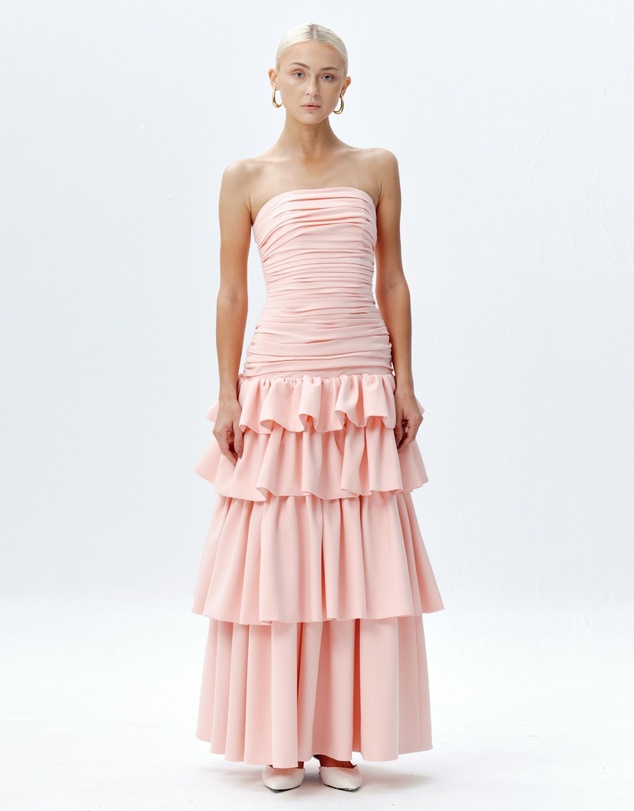 JUSTIN TONG - Elara Ruffle Dress