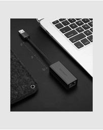 Ugreen - UGreen USB 2.0 to 100Mbps Ethernet Adapter 10cm Black