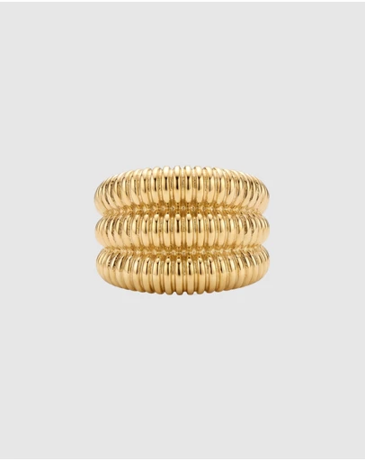 HOUSE OF SLANI - Gold Dara Statement Ring