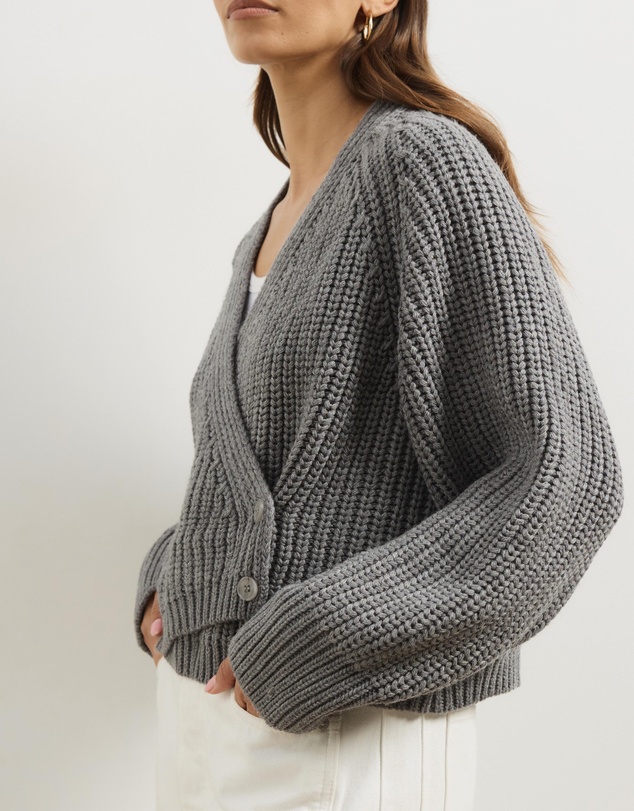 Atmos&Here - Reese Chunky Knit Wrap Cardigan