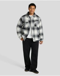 Johnny Bigg - Padded Check Zip Thru Jacket