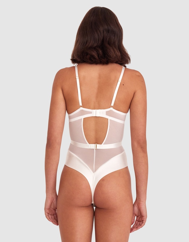Bras N Things - Floriane Push Up Bodysuit - Ivory