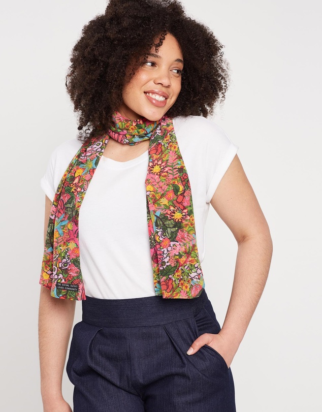 The Social Outfit - Fairfield Bloom Rectangular Scarf