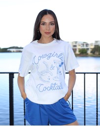 Vacancy Co - Cowgirls & Cocktails Tee