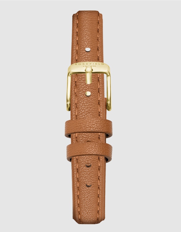 Rosefield - The Octagon XS Brown Leather Watch
