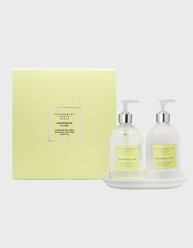Peppermint Grove - Lemongrass & Lime Hand Care Gift Set