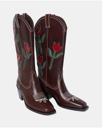 Loeffler Randall - Wilder Cowboy Boots