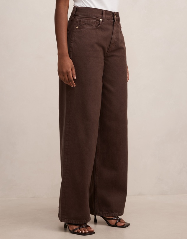 Forever New Petite - Gia Petite High Rise Wide Leg Jeans