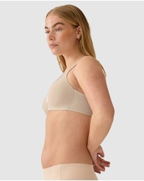 Naturana - Wednesday Jacquard Wireless T-Shirt Bra with Padded Straps