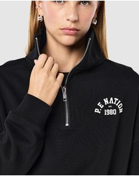 P.E Nation - Established Oversized Quarter Zip Sweat