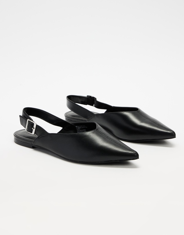Atmos&Here - Kiera Slingback Leather Flats