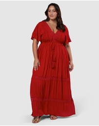 The Poetic Gypsy - Floating Clouds Maxi Dress