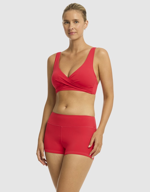 Sea Level Australia - Essentials Cross Front Multifit Bra Top
