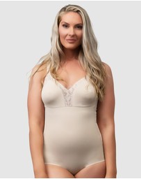 Naturana - Minimiser Cup Shaping Bodysuit With Lace