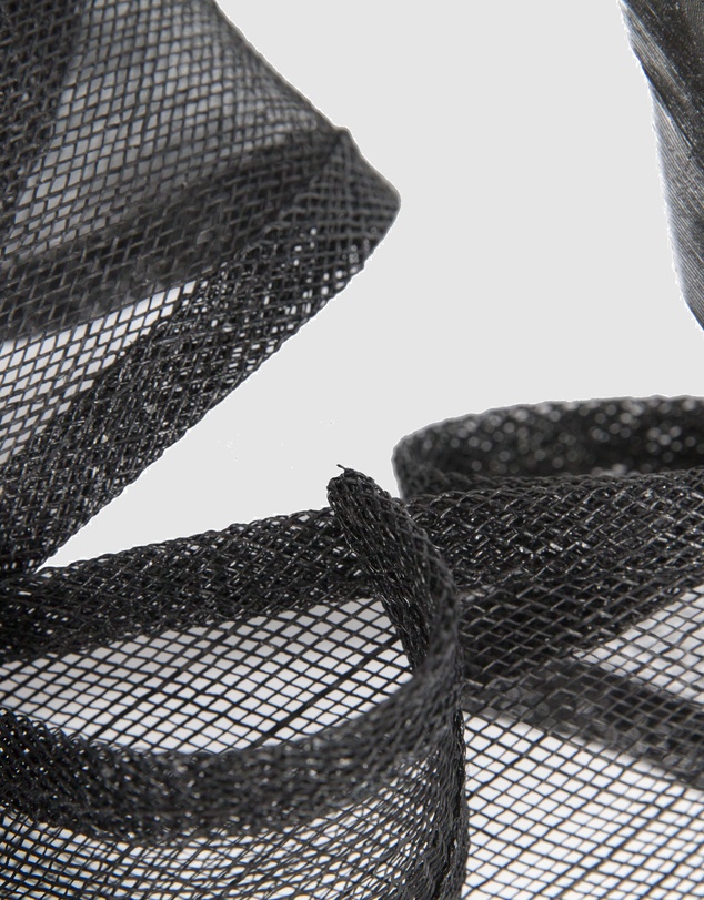 Max Alexander - Sinamay Black Racing Fascinator