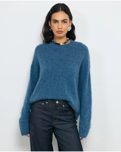 AERE - Jori Wool Blend Oversized Knit Jumper