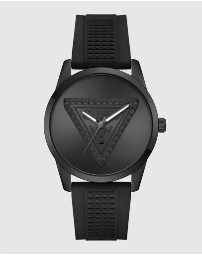 GUESS - GUESS Mens Black Analogue Watch