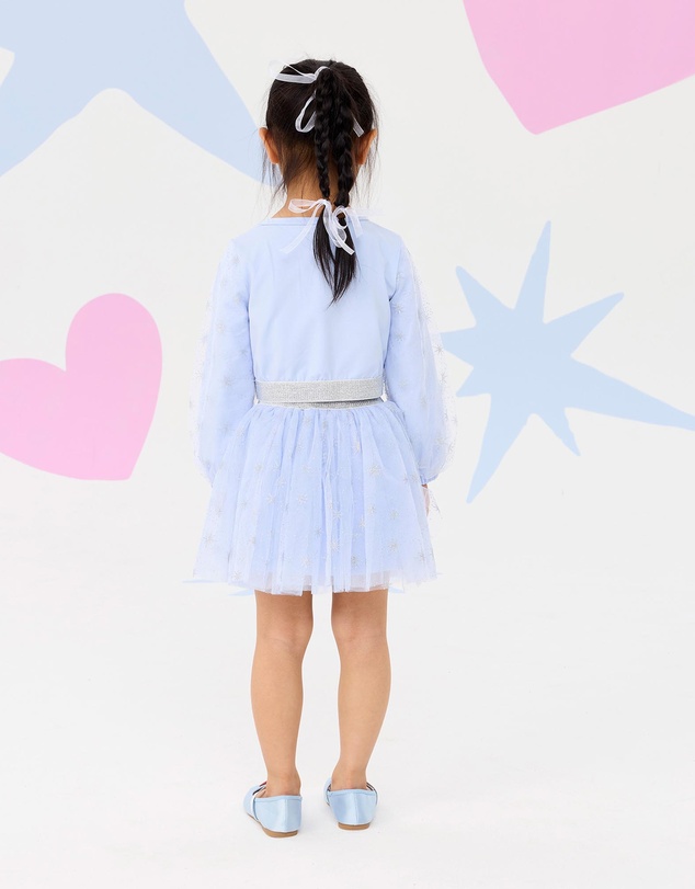Rock Your Kid - Frozen Glitter Dress Set - Kids-Teens