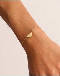 By Charlotte - Gold Lotus Bracelet