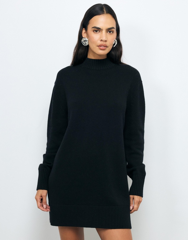 AERE - Elora Wool Blend Knit Dress