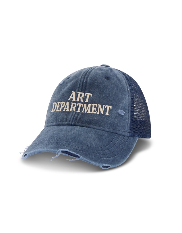 THE TALES - Destroyed Art Department Blue Trucker Cap