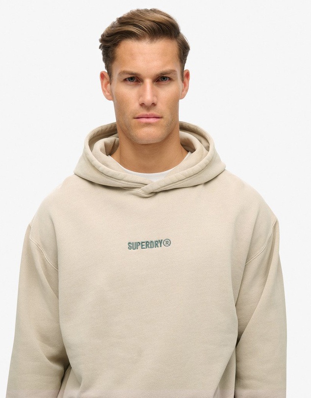 Superdry - Micro Logo Graphic Loose Hoodie