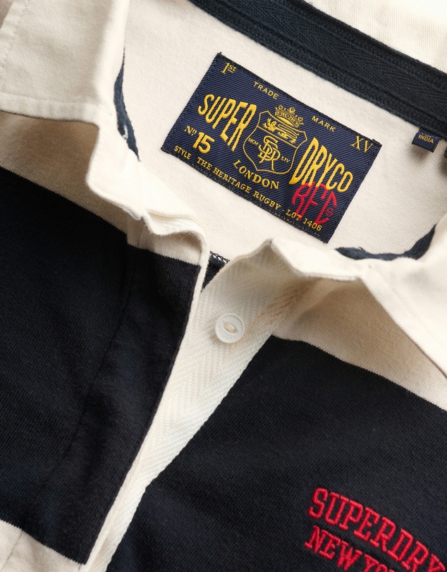 Superdry - Heritage Stripe Rugby Top