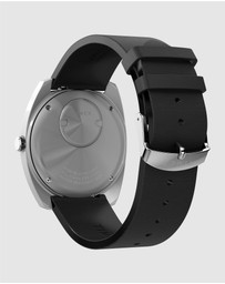 TIMEX - Q Timex® 1975 Enigma 37mm Leather Strap Watch