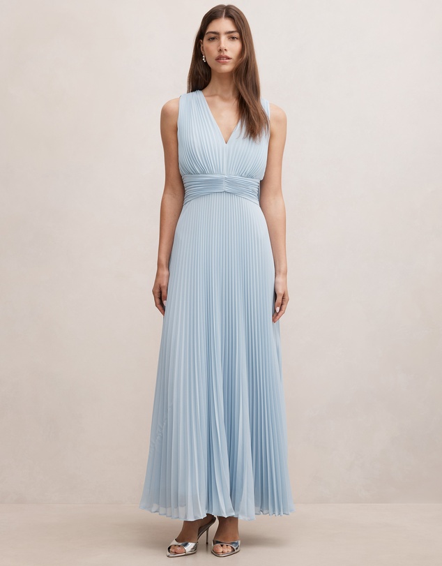 Forever New - Leia Pleated Cape Maxi Dress
