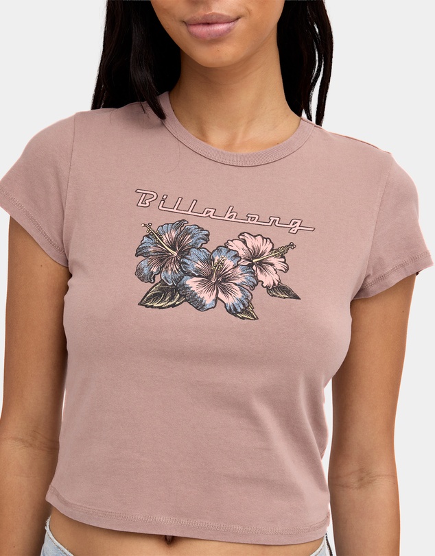 Billabong - Womens Racing Hearts Baby T-Shirt