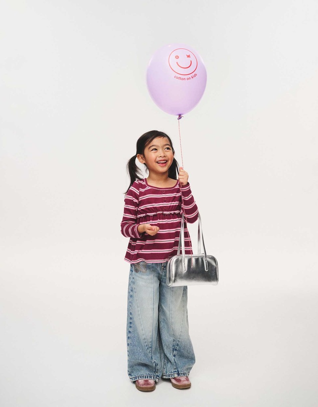 Cotton On Kids - Super Wide Leg Denim Jean