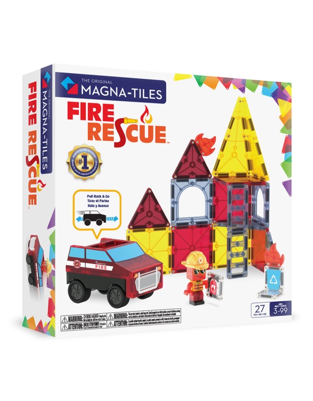 Magna-Tiles - MAGNA-TILES - Fire Rescue - 27 Piece