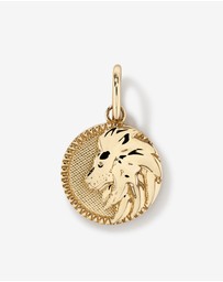 Michael Hill - Diamond Accent Leo Zodiac Pendant in 10kt Yellow Gold