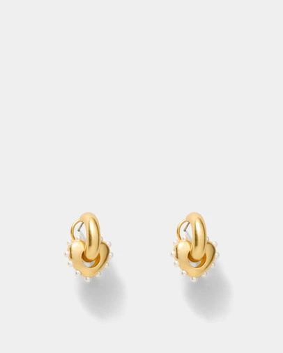 MIMCO - Adore Heart Hoop Earrings