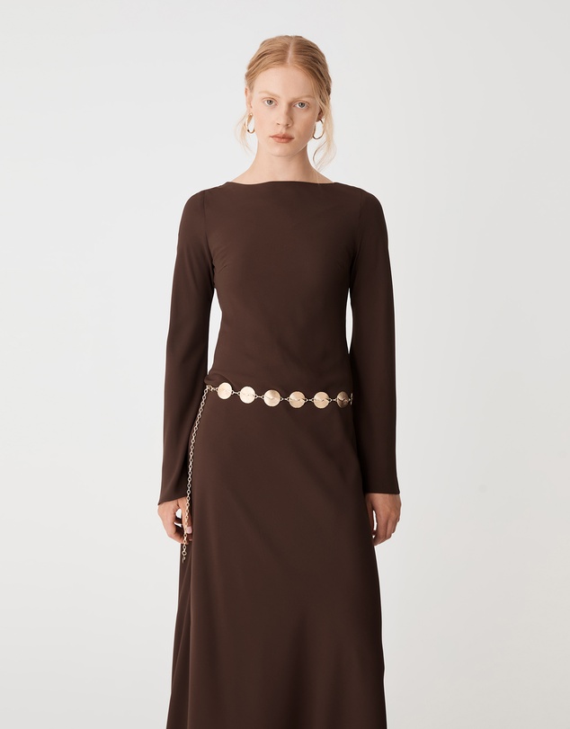 Forcast - Quinn Bias Tie Waist Dress