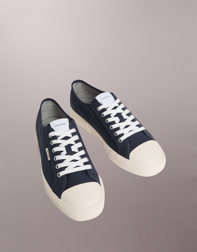 Calvin Klein - Alvaro Cotton Canvas Logo Trainers