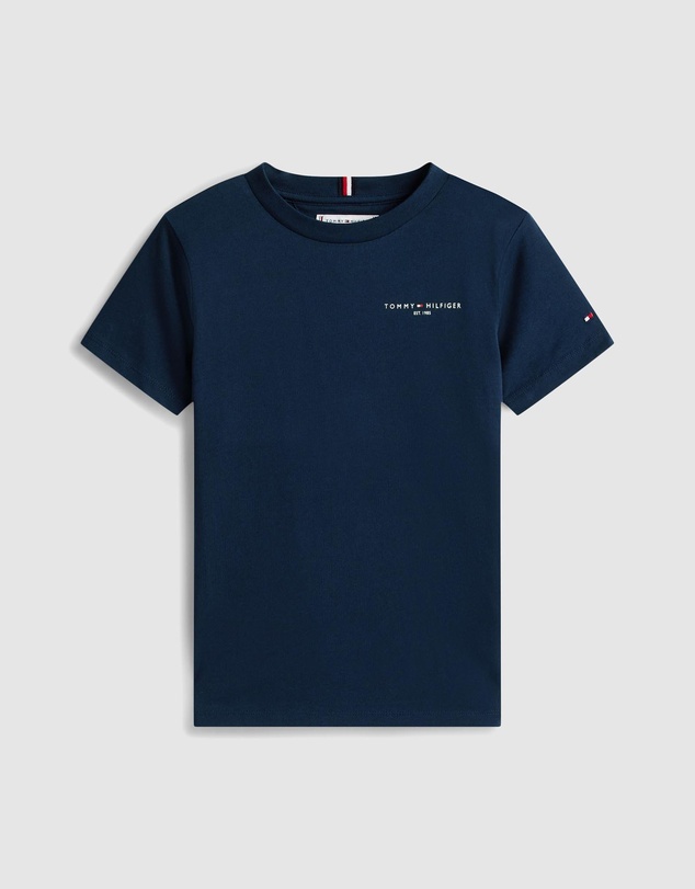 Tommy Hilfiger - Unisex Logo Crew Neck T-Shirt - Teens