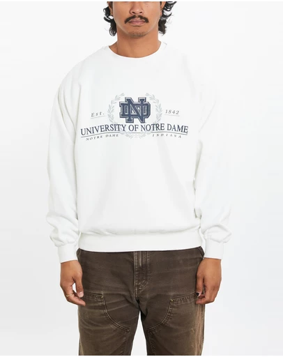 Vintage by The Real Deal - Pre Loved - Vintage University of Notre Dame Sweatshirt