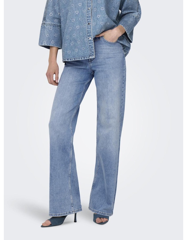 ONLY - Hannah High Waisted Wide Jeans