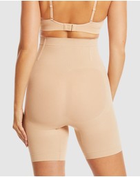 Ambra - It's a Cinch Hi Waisted Mid Thigh Short