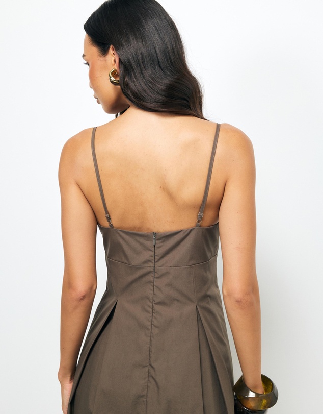 AERE - Vega Cotton Midi Dress