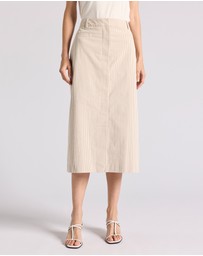 David Lawrence - Alberta Seersucker Skirt