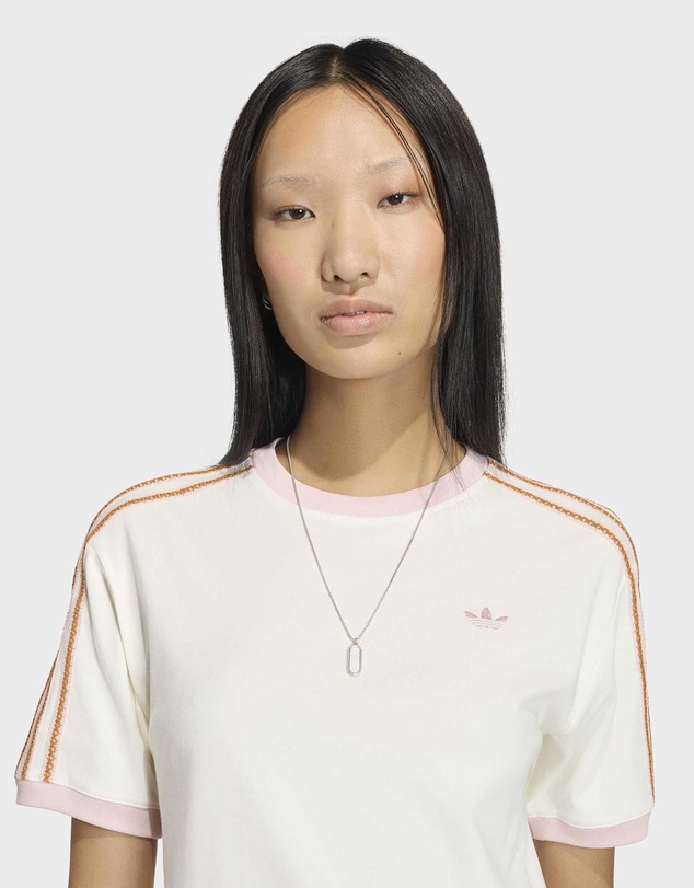 adidas Originals - ADIDAS ORIGINALS SUMMER GLOW ADVANCED THREE STRIPES TEE Womens