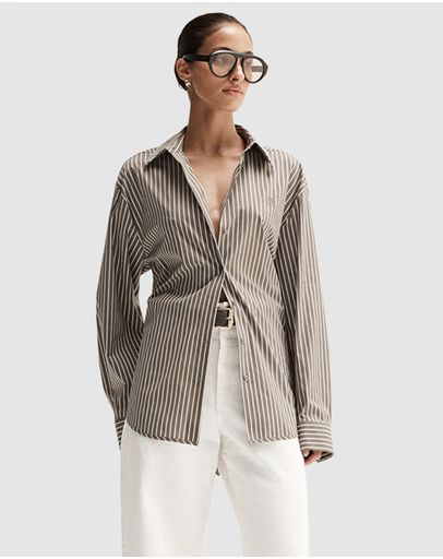 Taupe Stripe